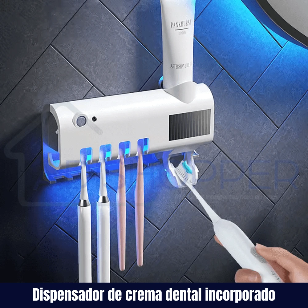 PDP Producto soporte y esterilizador de cepillos de dientes_Hogar